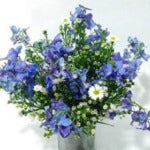 Wedding Centerpiece Blue Sky