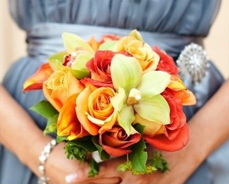Bridesmaid Bouquet Maracuya