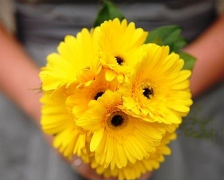 Bridesmaid Bouquet Sunny Day