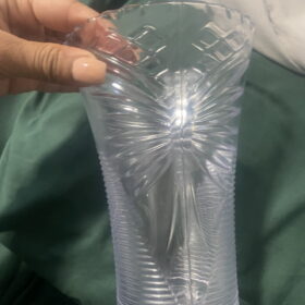 Clear Plastic Vase