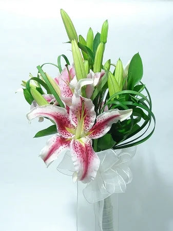 Bridal Bouquet Amazing Lilies