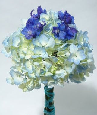 Bridesmaid Bouquet Aquamarine